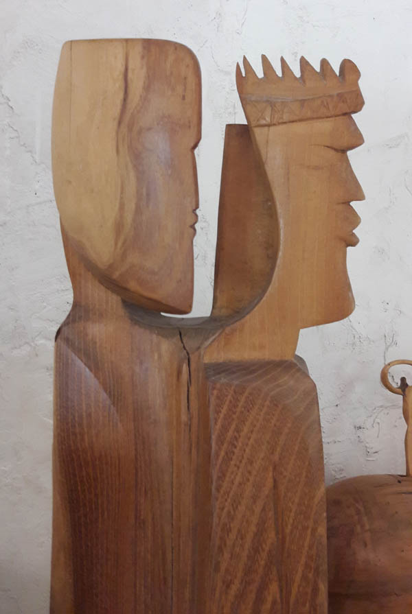 Ugo Ratti / Sculpture bois, taille directe